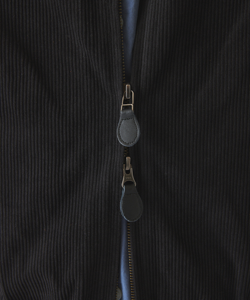 JOURNAL STANDARD relume（ジャーナルスタンダード　レリューム）の「テック ”SOLOTEX(R)” コーデュロイ ウォッシャブル ハリントンジャケット（その他アウター・メンズ・チャコールグレー/ブラック/ブラウン・MEDIUM/LARGE）」の12枚目の写真