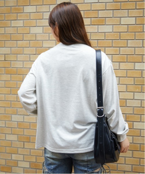 GORGE(ゴージ)の「サガラ刺繍 アニマル長袖Tシャツ|全4色(Tシャツ/カットソー・レディース・ブルー/オートミール/チャコール/オフホワイト・F)」の8枚目の写真