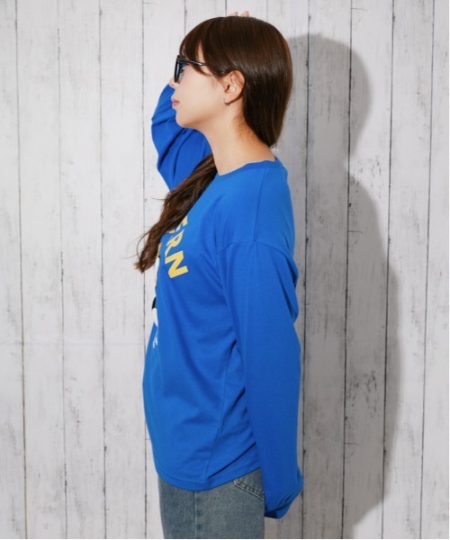 GORGE(ゴージ)の「サガラ刺繍 アニマル長袖Tシャツ|全4色(Tシャツ/カットソー・レディース・ブルー/オートミール/チャコール/オフホワイト・F)」の19枚目の写真
