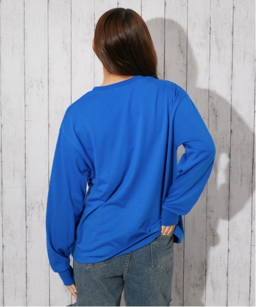GORGE(ゴージ)の「サガラ刺繍 アニマル長袖Tシャツ|全4色(Tシャツ/カットソー・レディース・ブルー/オートミール/チャコール/オフホワイト・F)」の20枚目の写真