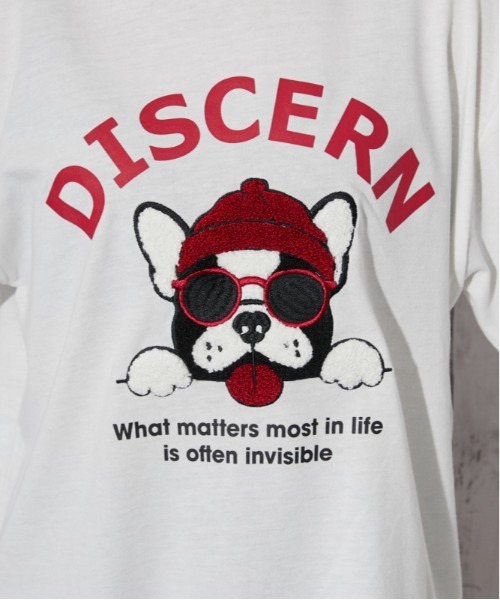 GORGE(ゴージ)の「サガラ刺繍 アニマル長袖Tシャツ|全4色(Tシャツ/カットソー・レディース・ブルー/オートミール/チャコール/オフホワイト・F)」の21枚目の写真