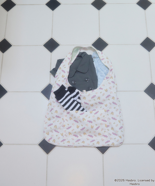 Unblend(アンブレンド)の「【Unblend】Blythe別注 フェイスプリント/オリジナルパターン リバーシブル ショルダーバッグ(ショルダーバッグ・レディース・ピンク/アイボリー/チャコール・FREE)」の6枚目の写真