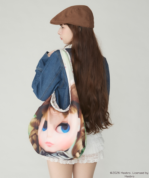 Unblend(アンブレンド)の「【Unblend】Blythe別注 フェイスプリント/オリジナルパターン リバーシブル ショルダーバッグ(ショルダーバッグ・レディース・ピンク/アイボリー/チャコール・FREE)」の18枚目の写真
