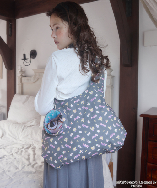 Unblend(アンブレンド)の「【Unblend】Blythe別注 フェイスプリント/オリジナルパターン リバーシブル ショルダーバッグ(ショルダーバッグ・レディース・ピンク/アイボリー/チャコール・FREE)」の12枚目の写真