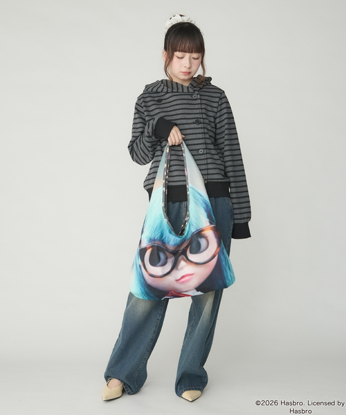 Unblend(アンブレンド)の「【Unblend】Blythe別注 フェイスプリント/オリジナルパターン リバーシブル ショルダーバッグ(ショルダーバッグ・レディース・ピンク/アイボリー/チャコール・FREE)」の16枚目の写真