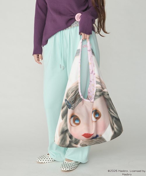 Unblend(アンブレンド)の「【Unblend】Blythe別注 フェイスプリント/オリジナルパターン リバーシブル ショルダーバッグ(ショルダーバッグ・レディース・ピンク/アイボリー/チャコール・FREE)」の22枚目の写真