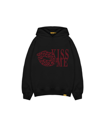 アニマル KISSME フードスウェットシャツ ABH367-167 ブラック