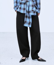 BONDED CURVED SILHOUETTE PANTS / ボンデッド カーブド シルエット パンツ