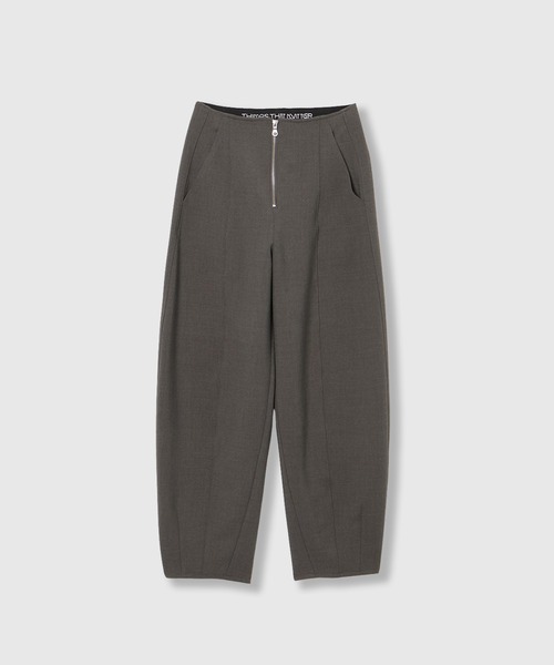 THINGS THAT MATTER(シングス ザット マター)の「BONDED CURVED SILHOUETTE PANTS / ボンデッド カーブド シルエット パンツ(その他パンツ・レディース・アイボリー/グレー/ブラック・2/1)」の20枚目の写真