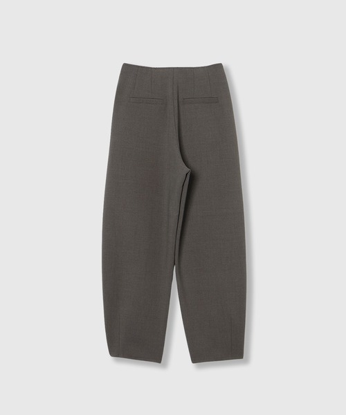 THINGS THAT MATTER(シングス ザット マター)の「BONDED CURVED SILHOUETTE PANTS / ボンデッド カーブド シルエット パンツ(その他パンツ・レディース・アイボリー/グレー/ブラック・2/1)」の21枚目の写真