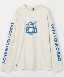 限定展開 CHUMS/チャムス スペース ブービー ブラッシュド L/S Tシャツ / Space Booby Brushed L/S T-Shirt / CH01-2864