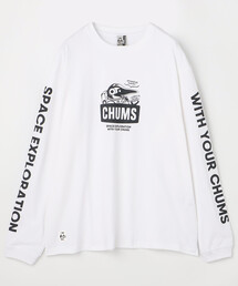 限定展開 CHUMS/チャムス スペース ブービー ブラッシュド L/S Tシャツ / Space Booby Brushed L/S T-Shirt / CH01-2864