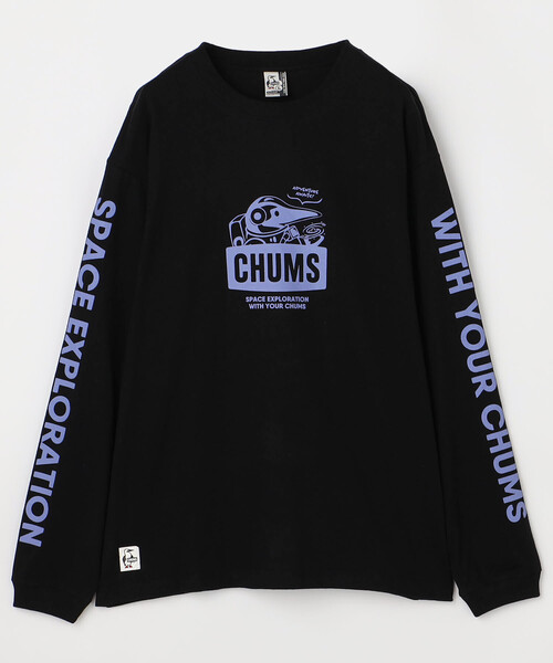CHUMS(チャムス)の「限定展開 CHUMS/チャムス スペース ブービー ブラッシュド L/S Tシャツ / Space Booby Brushed L/S T-Shirt / CH01-2864(Tシャツ/カットソー・メンズ・グレー/ブラック/ホワイト・X-LARGE/LARGE/MEDIUM/SMALL)」の1枚目の写真