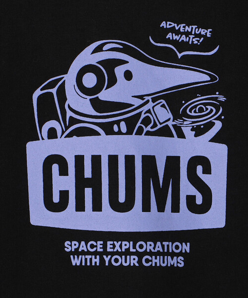 CHUMS(チャムス)の「限定展開 CHUMS/チャムス スペース ブービー ブラッシュド L/S Tシャツ / Space Booby Brushed L/S T-Shirt / CH01-2864(Tシャツ/カットソー・メンズ・グレー/ブラック/ホワイト・X-LARGE/LARGE/MEDIUM/SMALL)」の4枚目の写真