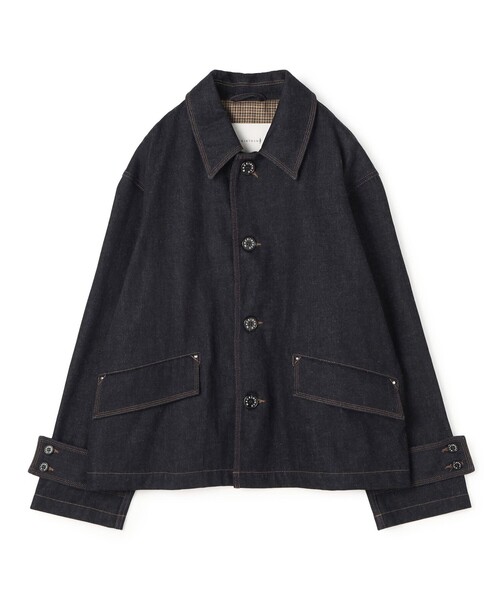 Mackintosh(マッキントッシュ)の「MACKINTOSH HUMBIE SL SHORT デニムジャケット(ブルゾン・メンズ・ネイビー・40/38/36)」の1枚目の写真