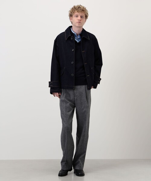 Mackintosh(マッキントッシュ)の「MACKINTOSH HUMBIE SL SHORT デニムジャケット(ブルゾン・メンズ・ネイビー・40/38/36)」の9枚目の写真