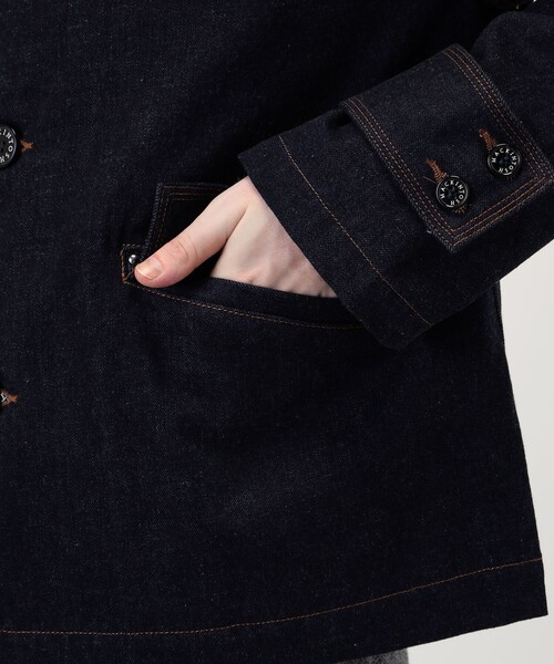 Mackintosh(マッキントッシュ)の「MACKINTOSH HUMBIE SL SHORT デニムジャケット(ブルゾン・メンズ・ネイビー・40/38/36)」の10枚目の写真