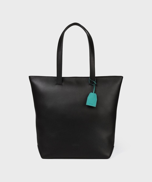 Paul Smith(ポールスミス)の「クリーンレザー トートバッグ【553461 N342T】(トートバッグ・メンズ・グレイッシュベージュ/ブラック・FREE)」の1枚目の写真