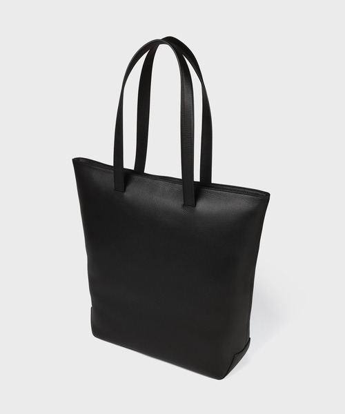Paul Smith(ポールスミス)の「クリーンレザー トートバッグ【553461 N342T】(トートバッグ・メンズ・グレイッシュベージュ/ブラック・FREE)」の3枚目の写真