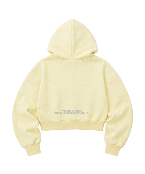 VENHIT（ベンヒット）の「VC SIGNATURE ホットフィックス ジップアップパーカー_イエロー（パーカー・レディース・イエロー・MEDIUM/LARGE）」の2枚目の写真