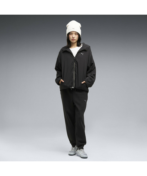 PUMA(プーマ)の「PUMA プーマ ウィメンズ ESS エレベーテッド リバーシブル ウィンドブロック(ジャージ・レディース・モスグリーン/アイボリー/ブラック・SMALL/MEDIUM/LARGE/X-LARGE)」の5枚目の写真