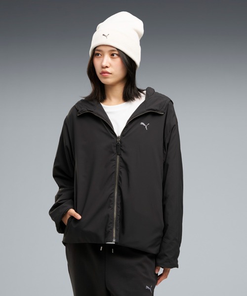 PUMA(プーマ)の「PUMA プーマ ウィメンズ ESS エレベーテッド リバーシブル ウィンドブロック(ジャージ・レディース・モスグリーン/アイボリー/ブラック・SMALL/MEDIUM/LARGE/X-LARGE)」の3枚目の写真