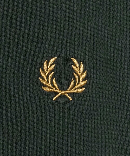 FRED PERRY(フレッドペリー)の「<FRED PERRY>ロゴ クルーネック スウェット(Tシャツ/カットソー・メンズ・ダークグリーン/オフホワイト・M/L)」の6枚目の写真