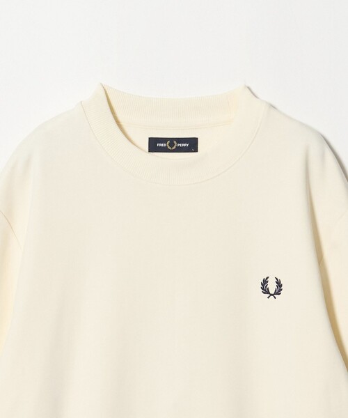 FRED PERRY(フレッドペリー)の「<FRED PERRY>ロゴ クルーネック スウェット(Tシャツ/カットソー・メンズ・ダークグリーン/オフホワイト・M/L)」の9枚目の写真