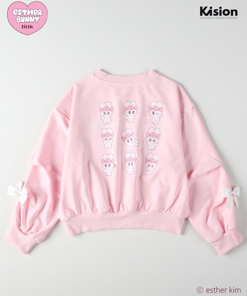 Right-on(ライトオン)の「【エスターバニー リトル】スウェット(Tシャツ/カットソー・キッズ・ホワイト/ブラック/ピンク・15 /13/14/16)」の4枚目の写真