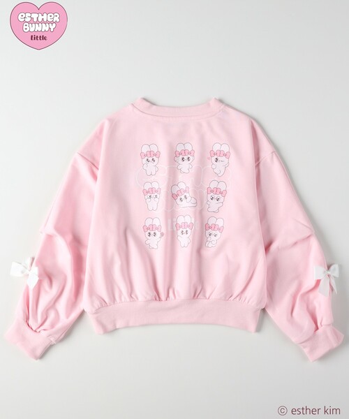 Right-on(ライトオン)の「【エスターバニー リトル】スウェット(Tシャツ/カットソー・キッズ・ホワイト/ブラック/ピンク・15 /13/14/16)」の12枚目の写真