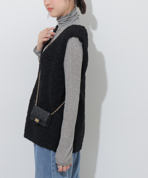 JOURNAL STANDARD relume（ジャーナルスタンダード　レリューム）の「シアーテレコタートル（Tシャツ/カットソー・レディース・ホワイト/ブラック/チャコールグレー・FREE）」の19枚目の写真