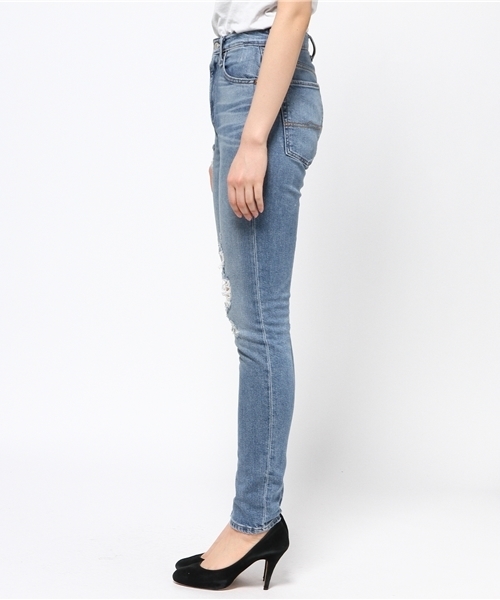 Denim & Supply Ralph Lauren（デニムアンドサプライラルフローレン）の「ハイライズ スキニー ジーンズ（デニムパンツ・レディース・ブルー・24/28/25/27/26）」の3枚目の写真