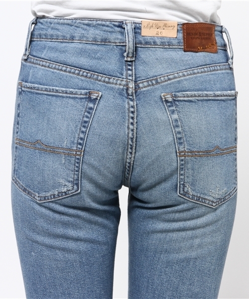 Denim & Supply Ralph Lauren（デニムアンドサプライラルフローレン）の「ハイライズ スキニー ジーンズ（デニムパンツ・レディース・ブルー・24/28/25/27/26）」の13枚目の写真