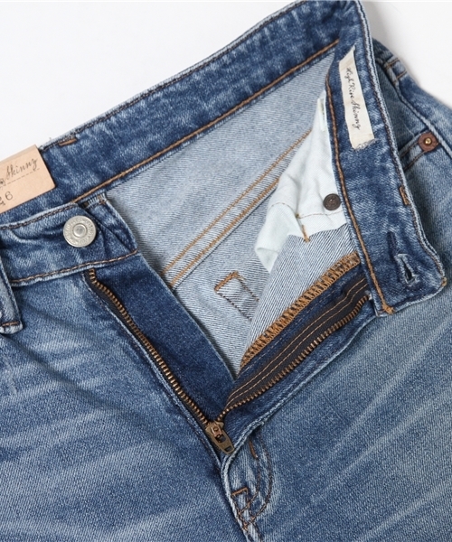 Denim & Supply Ralph Lauren（デニムアンドサプライラルフローレン）の「ハイライズ スキニー ジーンズ（デニムパンツ・レディース・ブルー・24/28/25/27/26）」の16枚目の写真