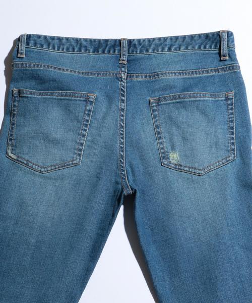 BEAUTY&YOUTH UNITED ARROWS（ビューティーアンドユースユナイテッドアローズ）の「【WEB限定】by ∴ ダメージデニム スキニー パンツ◆（デニムパンツ・メンズ・コバルトブルー/ネイビー・LARGE/MEDIUM/SMALL）」の10枚目の写真