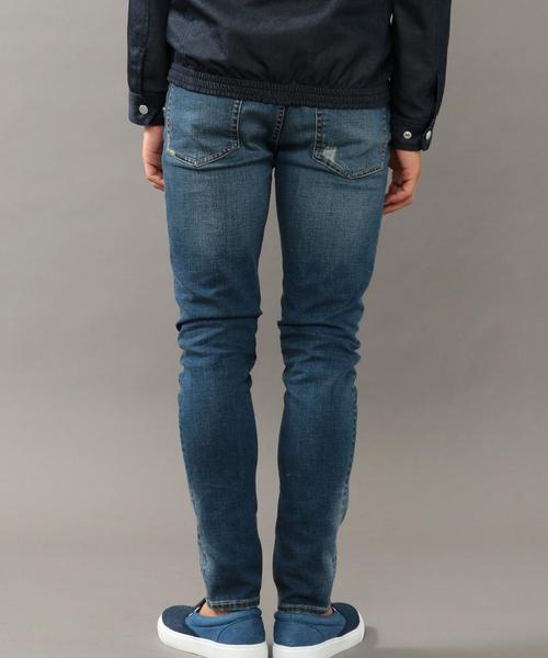 BEAUTY&YOUTH UNITED ARROWS（ビューティーアンドユースユナイテッドアローズ）の「【WEB限定】by ∴ ダメージデニム スキニー パンツ◆（デニムパンツ・メンズ・コバルトブルー/ネイビー・LARGE/MEDIUM/SMALL）」の6枚目の写真