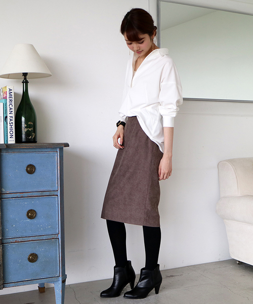 N.（N. Natural Beauty Basic）（エヌエヌナチュラルビューティーベーシック）の「リラックスシャツ（シャツ/ブラウス・レディース・ブラック/ホワイト/ベージュ・MEDIUM）」の19枚目の写真