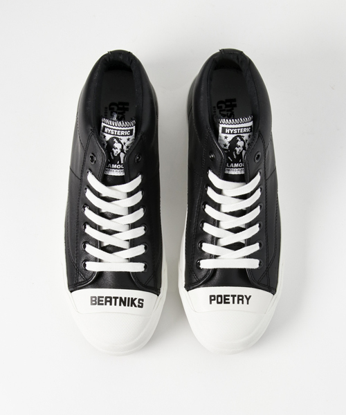 HYSTERIC GLAMOUR（ヒステリックグラマー）の「BEATNIKS POETRY MID-CUTスニーカー（スニーカー・メンズ・ホワイト/ブラック/ダークブラック・26cm/27cm/28cm）」の11枚目の写真