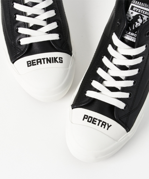 HYSTERIC GLAMOUR（ヒステリックグラマー）の「BEATNIKS POETRY MID-CUTスニーカー（スニーカー・メンズ・ホワイト/ブラック/ダークブラック・26cm/27cm/28cm）」の7枚目の写真