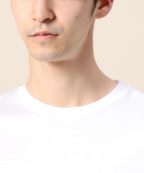 BEAUTY&YOUTH UNITED ARROWS(ビューティーアンドユースユナイテッドアローズ)の「BY ポンチ ワイドフォルム カットソー -MADE IN JAPAN- ◆(Tシャツ/カットソー・メンズ・ホワイト/ブラック・LARGE/SMALL/X-LARGE/MEDIUM)」の7枚目の写真