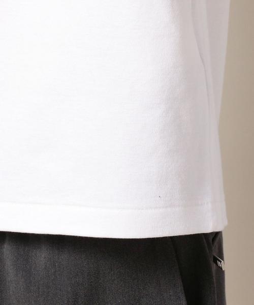 BEAUTY&YOUTH UNITED ARROWS(ビューティーアンドユースユナイテッドアローズ)の「BY ポンチ ワイドフォルム カットソー -MADE IN JAPAN- ◆(Tシャツ/カットソー・メンズ・ホワイト/ブラック・LARGE/SMALL/X-LARGE/MEDIUM)」の9枚目の写真