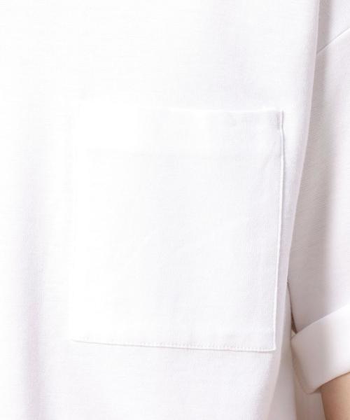 BEAUTY&YOUTH UNITED ARROWS(ビューティーアンドユースユナイテッドアローズ)の「BY ポンチ ワイドフォルム カットソー -MADE IN JAPAN- ◆(Tシャツ/カットソー・メンズ・ホワイト/ブラック・LARGE/SMALL/X-LARGE/MEDIUM)」の10枚目の写真