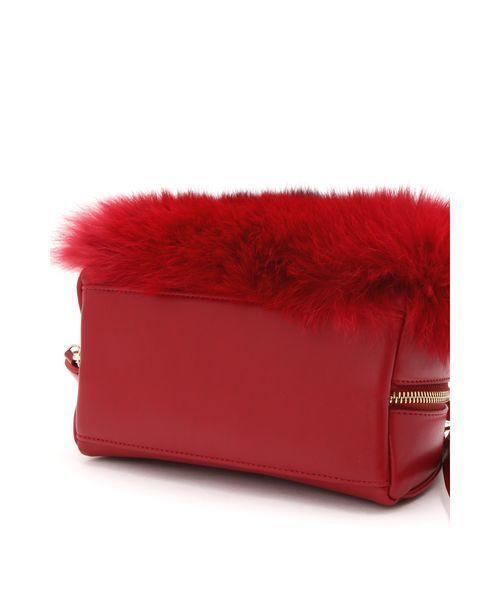 JILL STUART(ジルスチュアート)の「◆ドリスファーバッグ(トートバッグ・レディース・ベージュ/ボルドー・フリ-)」の9枚目の写真