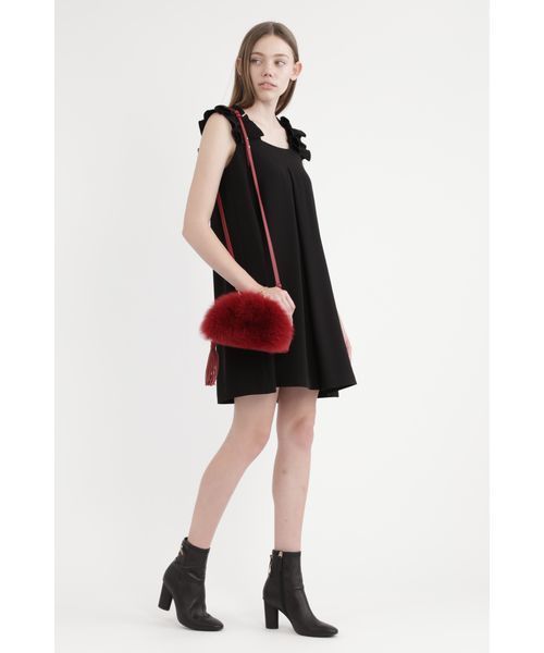 JILL STUART(ジルスチュアート)の「◆ドリスファーバッグ(トートバッグ・レディース・ベージュ/ボルドー・フリ-)」の11枚目の写真