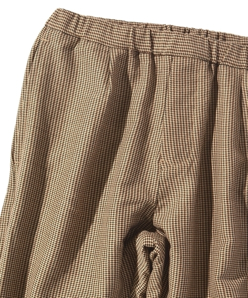 SHIPS JET BLUE（シップスジェットブルー）の「SHIPS JET BLUE: ガンクラブチェック イージーパンツ（その他パンツ・メンズ・ベージュ・SMALL/MEDIUM/LARGE/X-LARGE）」の9枚目の写真