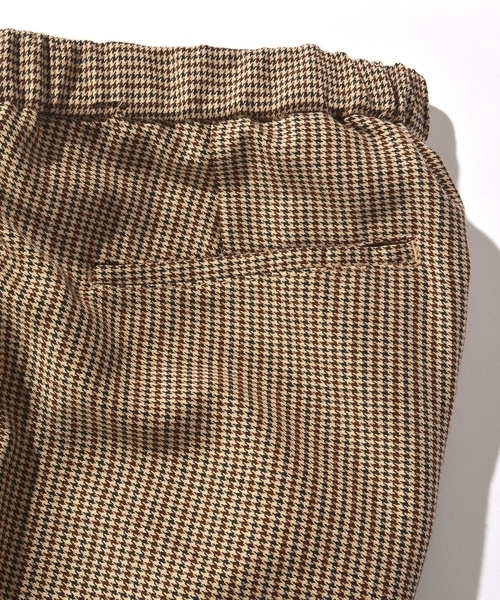 SHIPS JET BLUE（シップスジェットブルー）の「SHIPS JET BLUE: ガンクラブチェック イージーパンツ（その他パンツ・メンズ・ベージュ・SMALL/MEDIUM/LARGE/X-LARGE）」の4枚目の写真