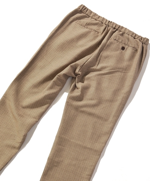 SHIPS JET BLUE（シップスジェットブルー）の「SHIPS JET BLUE: ガンクラブチェック イージーパンツ（その他パンツ・メンズ・ベージュ・SMALL/MEDIUM/LARGE/X-LARGE）」の2枚目の写真