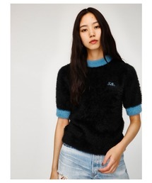 MOUSSY | BLOCK COLOR KNIT TOP(ニット/セーター)