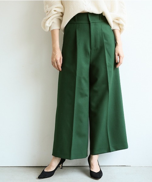 A part by（アパートバイ）の「【おウチで洗える】Wコンタックワイドパンツ　772890 　（その他パンツ・レディース・ホワイト/ブラック/グレー/グリーン・MEDIUM/LARGE）」の4枚目の写真