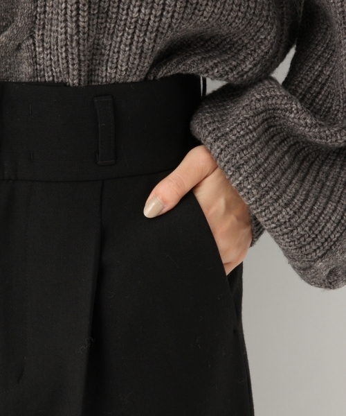 A part by（アパートバイ）の「【おウチで洗える】Wコンタックワイドパンツ　772890 　（その他パンツ・レディース・ホワイト/ブラック/グレー/グリーン・MEDIUM/LARGE）」の9枚目の写真